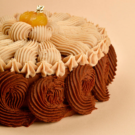 Kestane & Çikolata & Muzlu Pasta