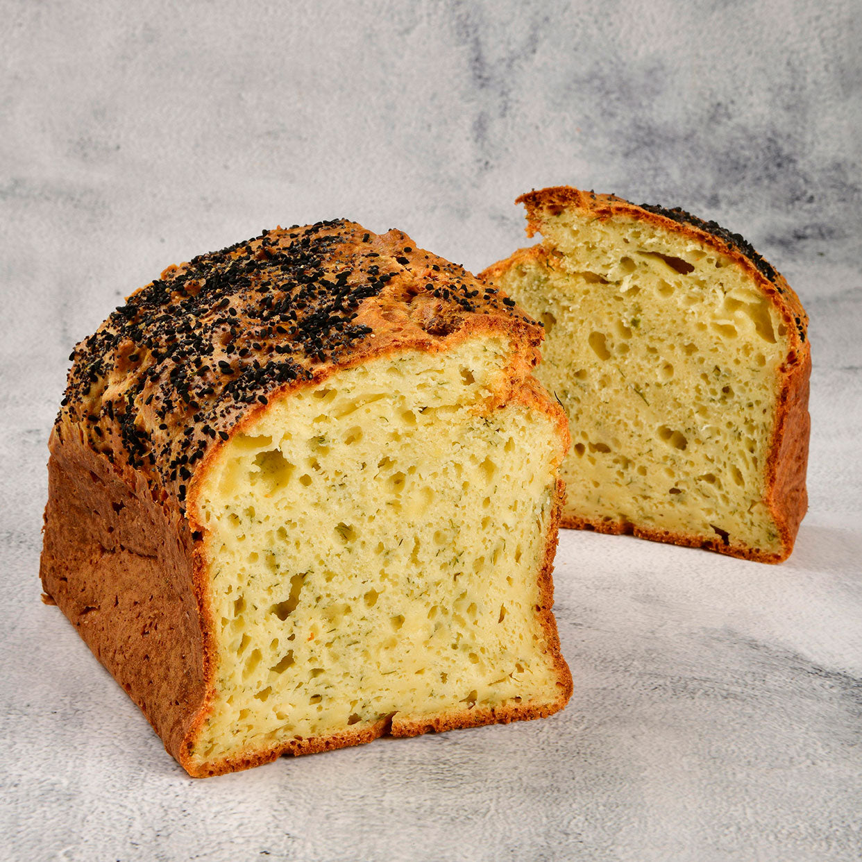 Beyaz Peynirli & Dereotlu Kek