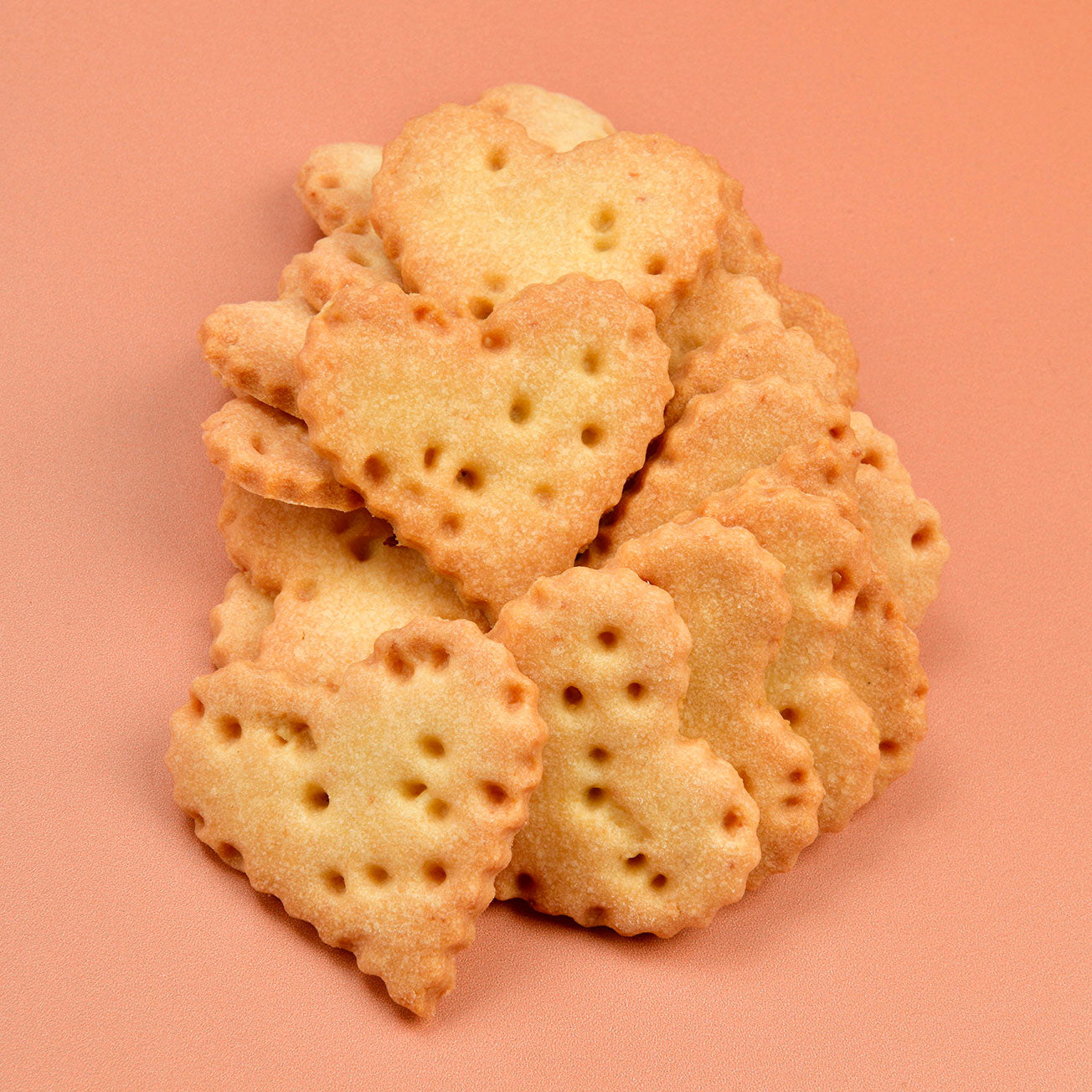 Badem Unlu & Vanilyalı Kalp Bisküvi